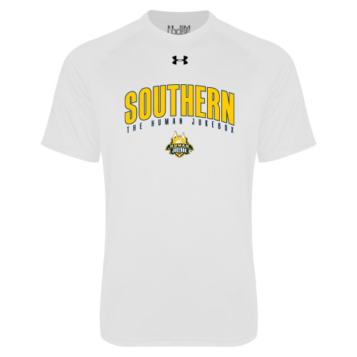  Under Armour White Tech Tee - Arched Southern The Human Jukebox