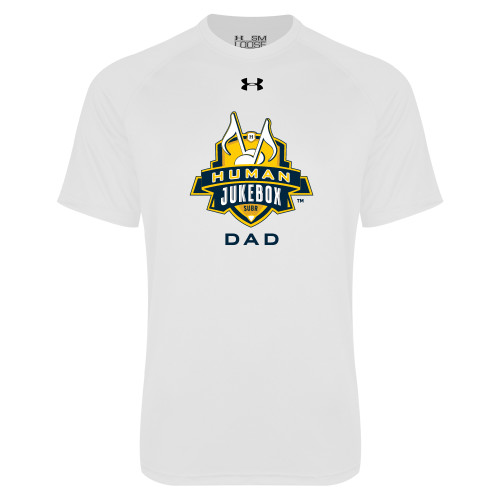  Under Armour White Tech Tee - Dad