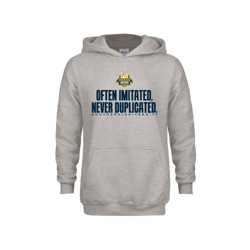  Youth Grey Fleece Hood - Often Imitated