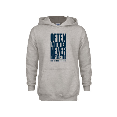  Youth Grey Fleece Hood - Often Imitated