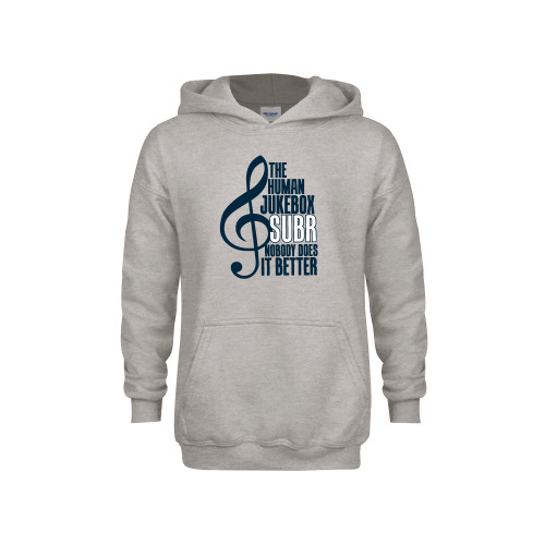  Youth Grey Fleece Hood - Nobody Does it Better Music Note