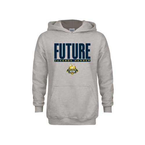  Youth Grey Fleece Hood - Future Jukebox Member