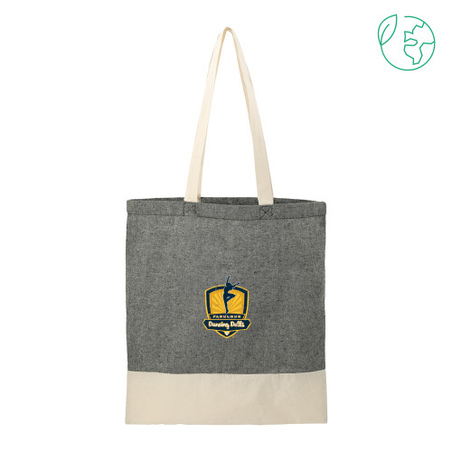  Split Recycled Black Cotton Twill Convention Tote - Fabulous Dancing Dolls Distressed