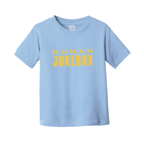  Toddler Light Blue T-Shirt - Human Jukebox Wordmark