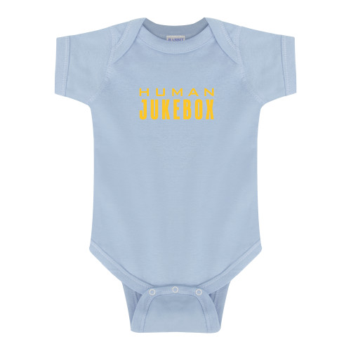  Light Blue Infant Onesie - Human Jukebox Wordmark