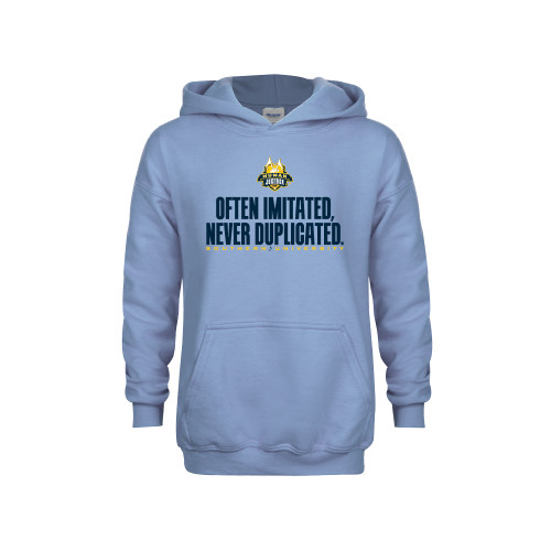  Youth Light Blue Fleece Hoodie - Often Imitated