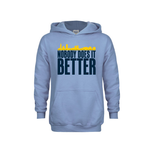  Youth Light Blue Fleece Hoodie - Skyline