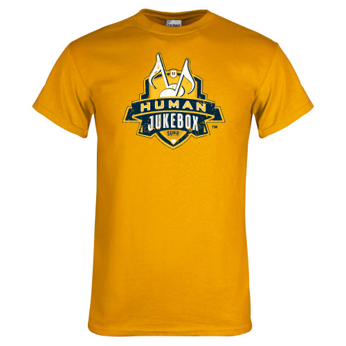  Gold T-Shirt - The Human Jukebox Official Mark Distressed
