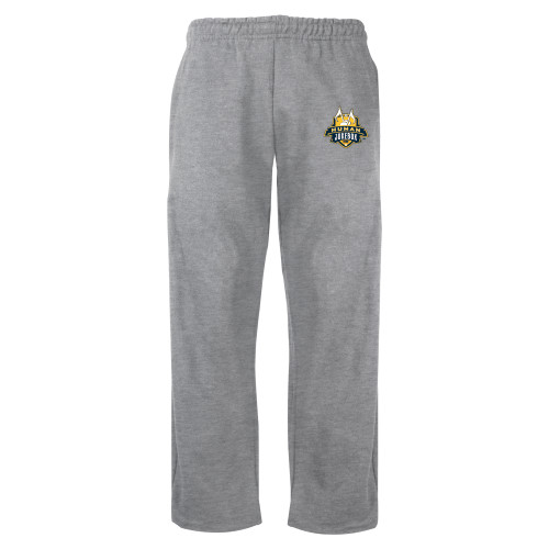  Grey Fleece Open Bottom Pant - The Human Jukebox Official Mark