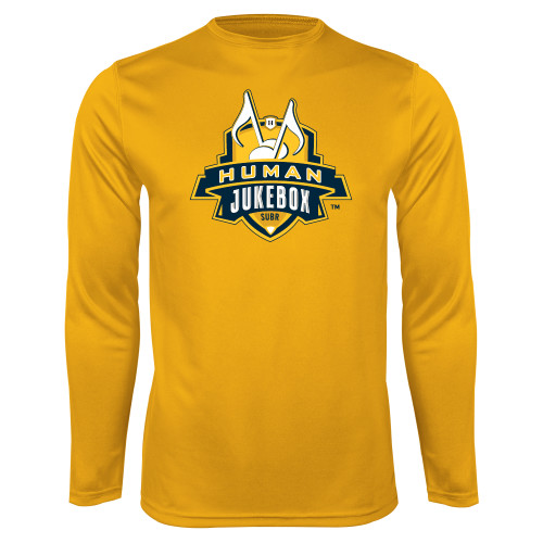  Gold Performance Long Sleeve Shirt - The Human Jukebox Official Mark