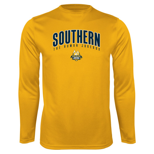  Gold Performance Long Sleeve Shirt - Arched Southern The Human Jukebox