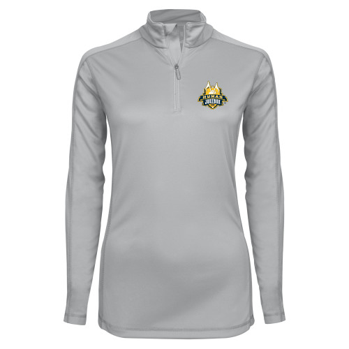  Syntrel Womens Platinum Interlock 1/4 Zip - The Human Jukebox Official Mark