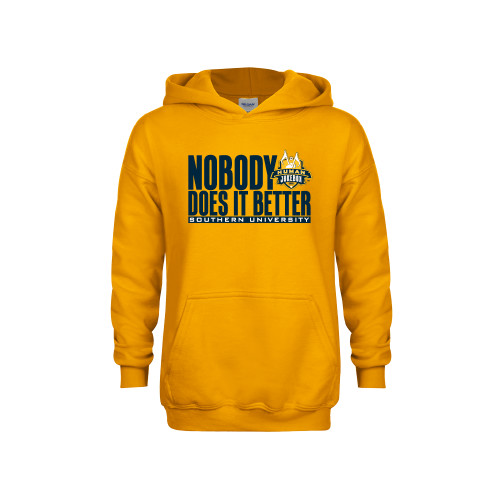  Youth Gold Fleece Hoodie - Nobody Does It Better Stacked