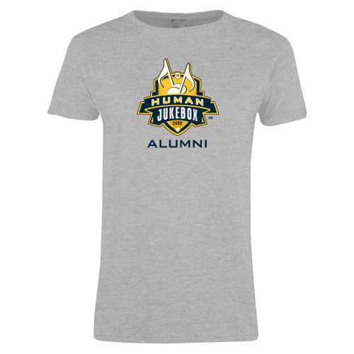  Womens Grey Short Sleeve Tee - Alumni