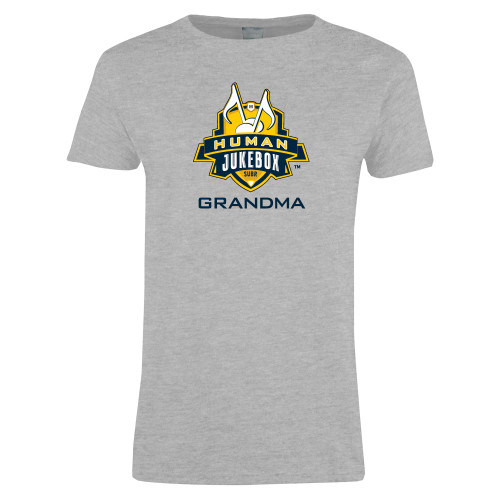  Womens Grey Short Sleeve Tee - Grandma