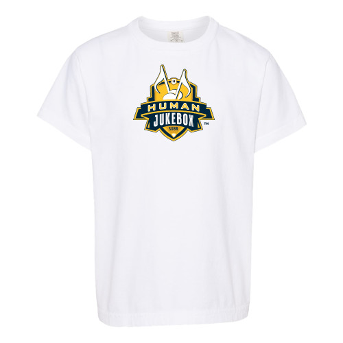  Comfort Colors Youth White T Shirt - The Human Jukebox Official Mark