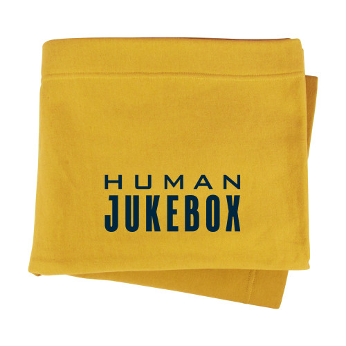 Human Jukebox Gold Sweatshirt Blanket