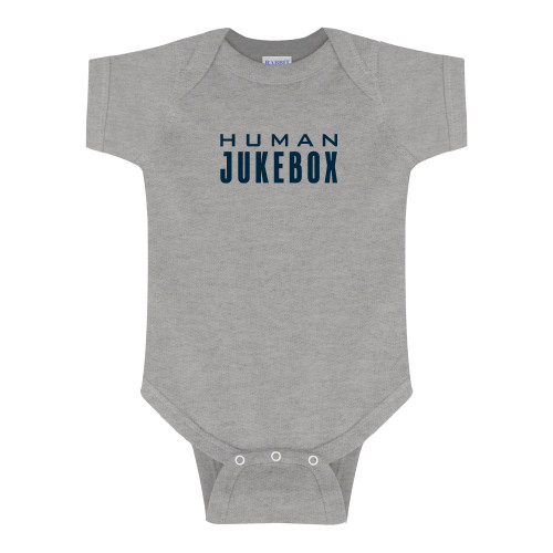  Grey Infant Onesie - Human Jukebox Wordmark