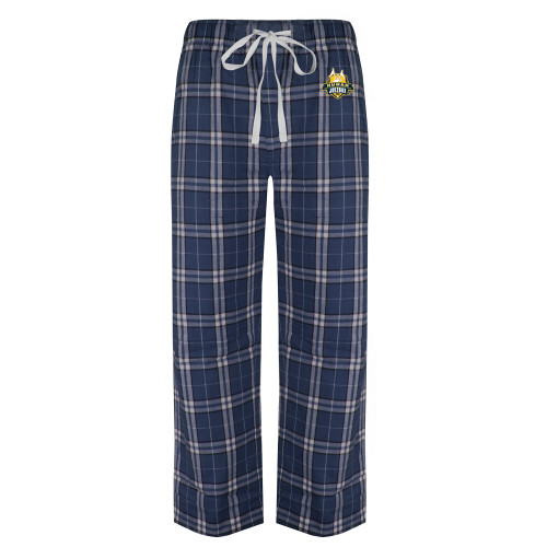  Navy/White Flannel Pajama Pant - The Human Jukebox Official Mark