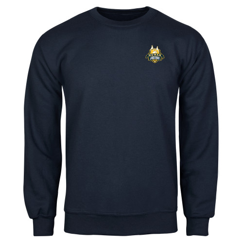  Navy Fleece Crew - The Human Jukebox Official Mark