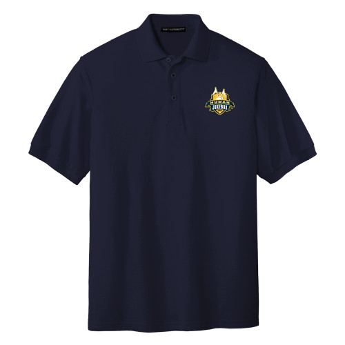  Navy Silk Touch Polo - The Human Jukebox Official Mark