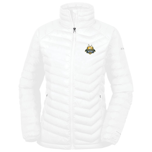  Columbia Womens White Powder Lite Jacket - The Human Jukebox Official Mark