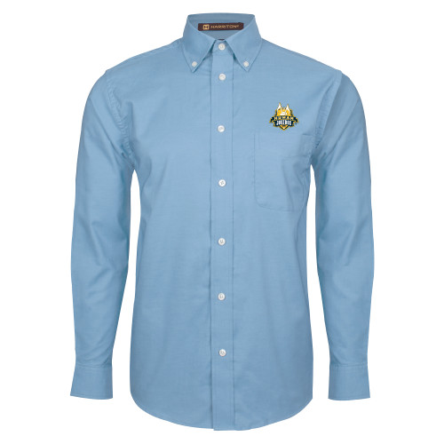  Light Blue Oxford Long Sleeve Shirt - The Human Jukebox Official Mark