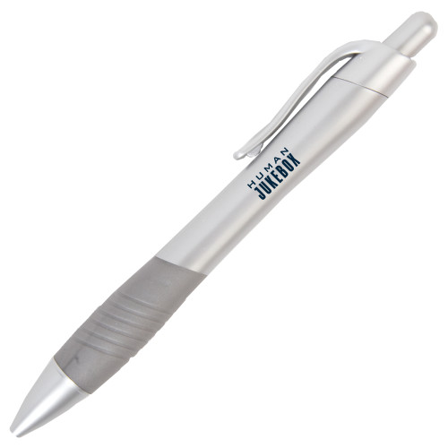  Metallic Mykonos Silver Pen - Human Jukebox Wordmark