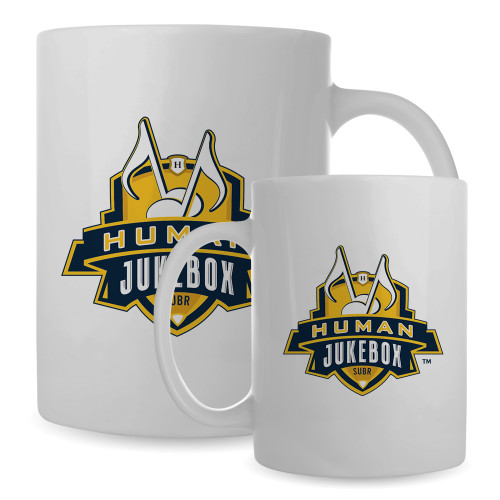  Full Color White Mug 15oz - The Human Jukebox Official Mark