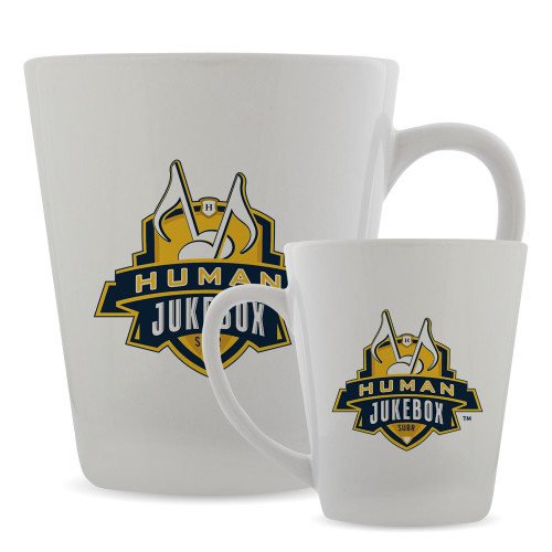  Full Color Latte Mug 12oz - The Human Jukebox Official Mark