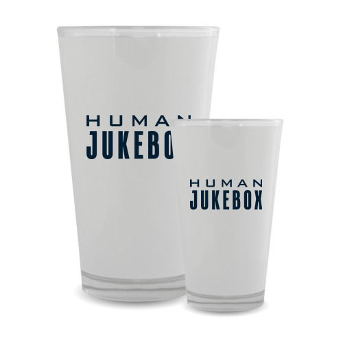  Full Color Glass 17oz - Human Jukebox Wordmark