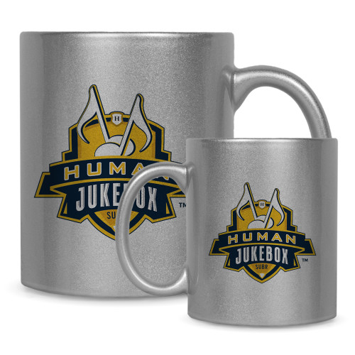  Full Color Silver Metallic Mug 11oz - The Human Jukebox Official Mark