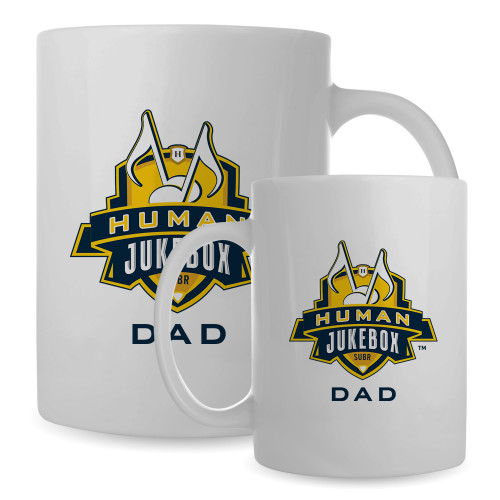  Dad Full Color White Mug 15oz - Dad