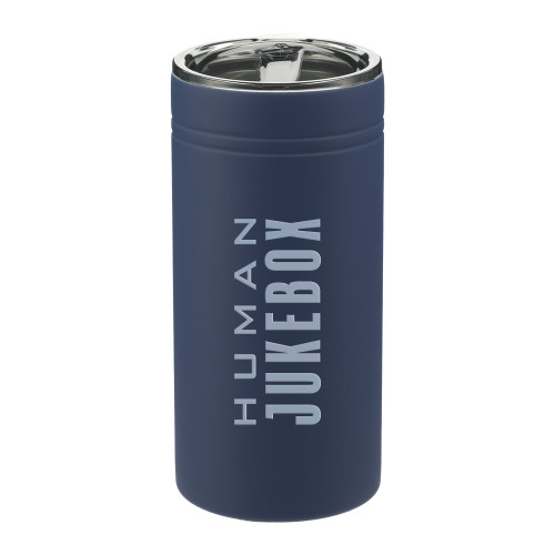  Sherpa Vacuum Navy Tumbler & Insulator 11oz - Human Jukebox Wordmark Engraved