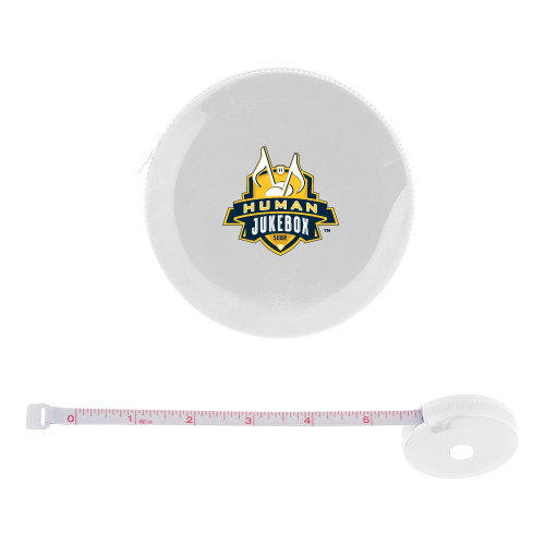  White Round Cloth 60 Inch Tape Measure - The Human Jukebox Official Mark