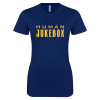 Thumbnail image for  Next Level Womens Navy Boyfriend Tee