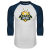 Thumbnail image for  White/Navy Raglan Baseball T Shirt