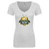 Thumbnail image for  Next Level Womens White Ideal V Tee