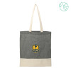 Thumbnail image for  Split Recycled Black Cotton Twill Convention Tote