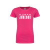 Thumbnail image for  Next Level Girls Fuchsia Fashion Fit T Shirt