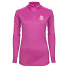 Thumbnail image for  Syntrel Womens Raspberry Interlock 1/4 Zip
