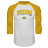 Thumbnail image for  White/Gold Raglan Baseball T Shirt