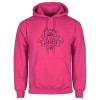 Thumbnail image for  Womens Fuchsia Fleece Hoodie
