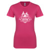 Thumbnail image for  Next Level Womens Fuchsia Boyfriend Tee