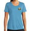 Thumbnail image for  Womens Light Blue Performance Short Sleeve Tee