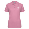 Thumbnail image for  Womens Silk Touch Light Pink Pique Polo