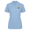 Thumbnail image for  Womens Silk Touch Light Blue Pique Polo