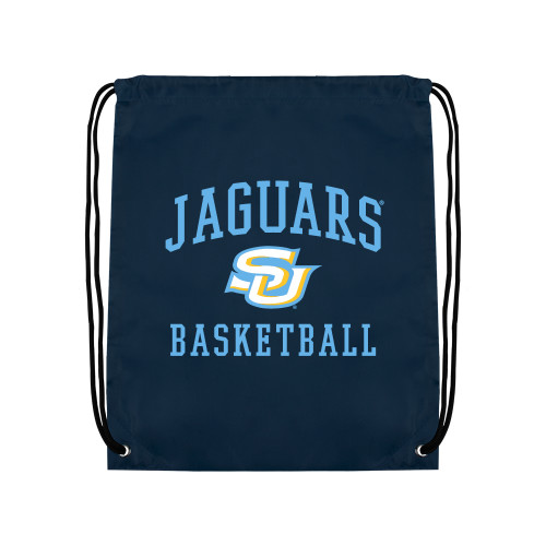  Navy Drawstring Backpack - Jaguars Basketball