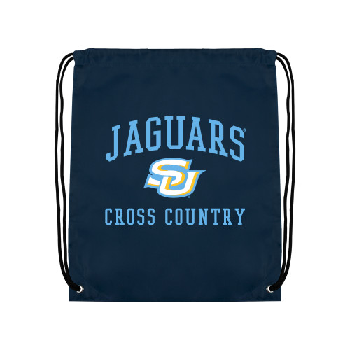  Navy Drawstring Backpack - Jaguars Cross Country