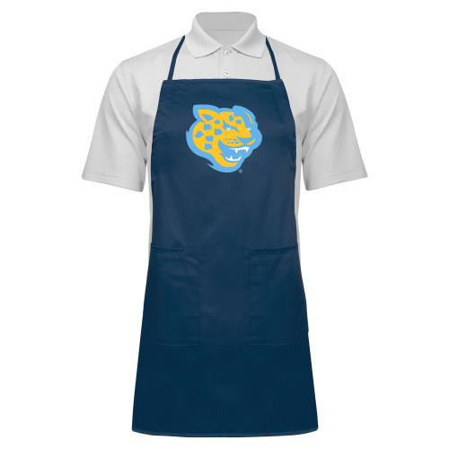  Full Length Navy Apron - Souther University Jaguar Head